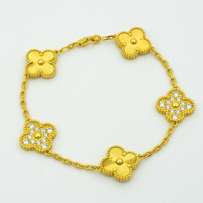[⭐Novea] CLOVER 5 MOTIF LASER BRACELET COLLECTION