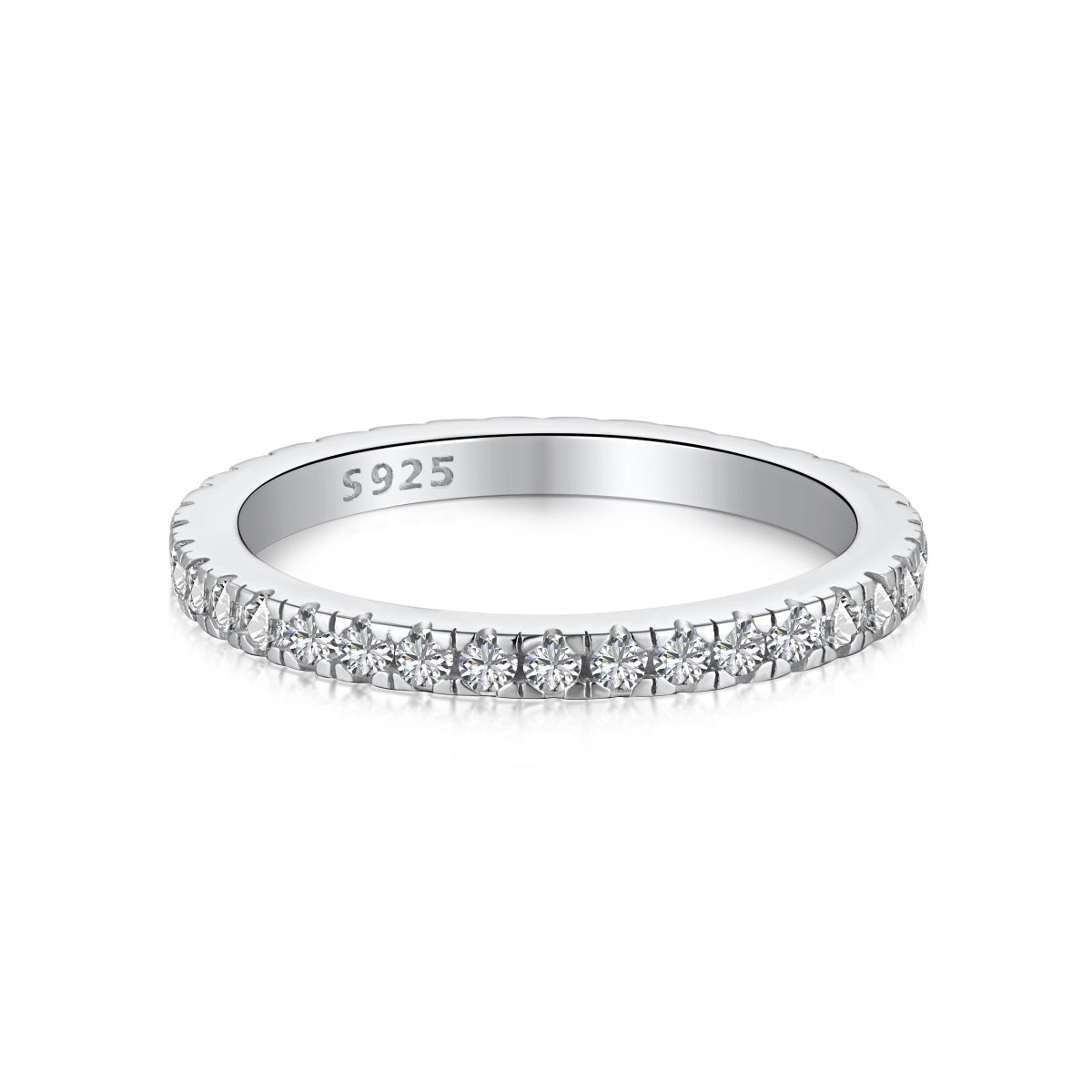 [Lucky Jewelry]Delicate Luckyling Round Cut Daily Ring