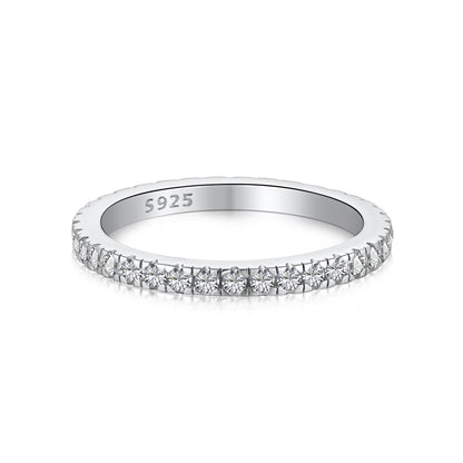 [Lucky Jewelry]Delicate Luckyling Round Cut Daily Ring