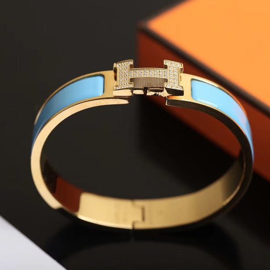 [⭐Novea]H CLOUD BLUE BRACELET GOLD DIAMOND