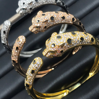 [⭐Novea]PANTHERE BIG BRACELET DIAMONDS