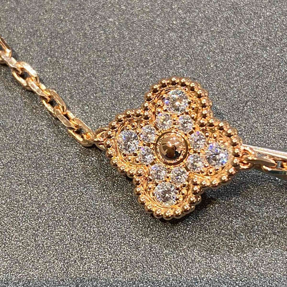 [⭐Novea] CLOVER 5 MOTIF FULL DIAMOND BRACELET COLLECTION