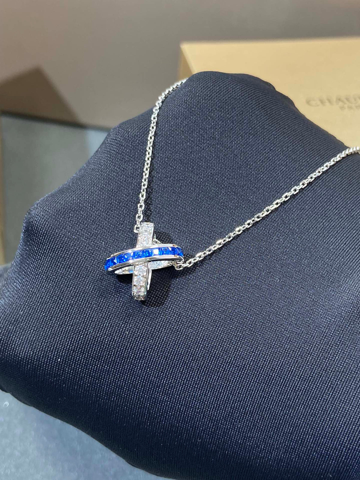 [⭐Novea]LIENS DIAMOND SILVER NECKLACE