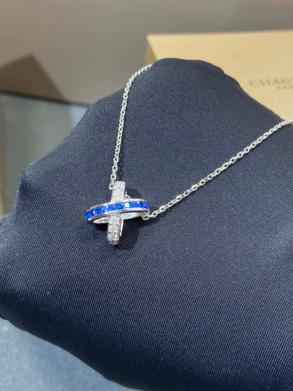 [⭐Novea]LIENS DIAMOND SILVER NECKLACE