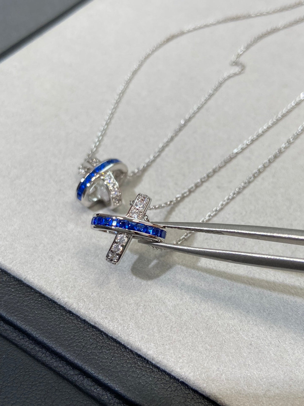 [⭐Novea]LIENS DIAMOND SILVER NECKLACE