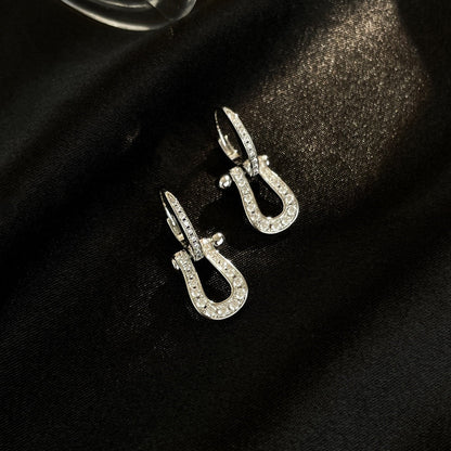 [⭐Novea]FORCE 10 FULL DIAMOND DROP EARRINGS MEDIUM MODEL