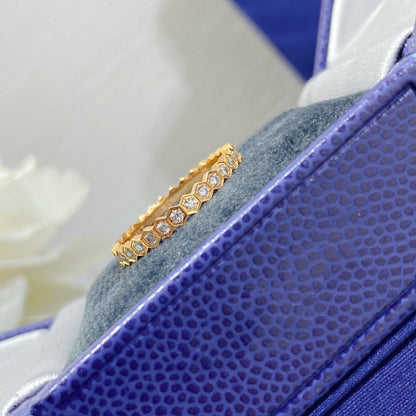 [⭐Novea]BEE LOVE DIAMOND PAVED SMALL RING