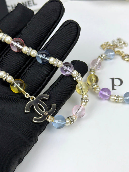 [⭐Novea]26C New Spring Collection Colorful Transparent Resin Necklace