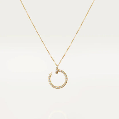 [⭐Novea]JUSTE NECKLACE GOLD DIAMONDS