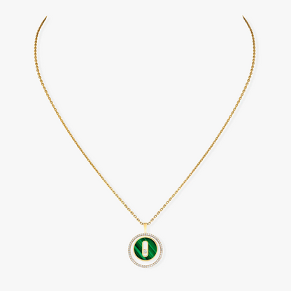 [⭐Novea]Demo MOVE 1 DIAMOND MALACHITE GOLD DIAMOND NECKLACE