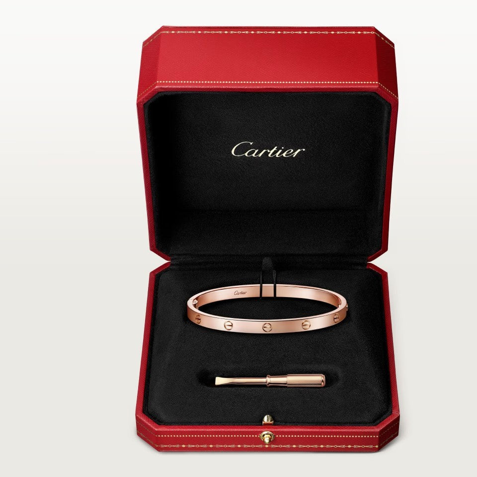 [⭐Novea]LOVE BRACELET 4.8MM 4 DIAMONDS