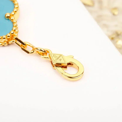 [⭐Novea] CLOVER 5 MOTIF TURQUOISE BRACELET COLLECTION
