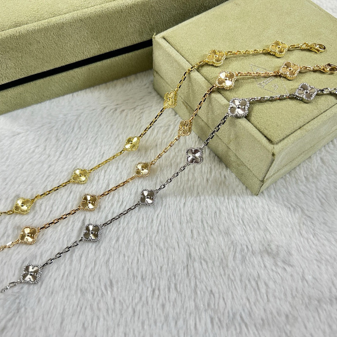 [⭐Novea]CLOVER 6 MOTIF DIAMOND BRACELET