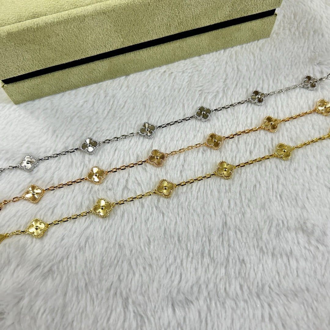 [⭐Novea]CLOVER 6 MOTIF DIAMOND BRACELET