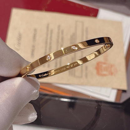 [⭐Novea]LOVE BRACELET 3.65MM 10 DIAMONDS