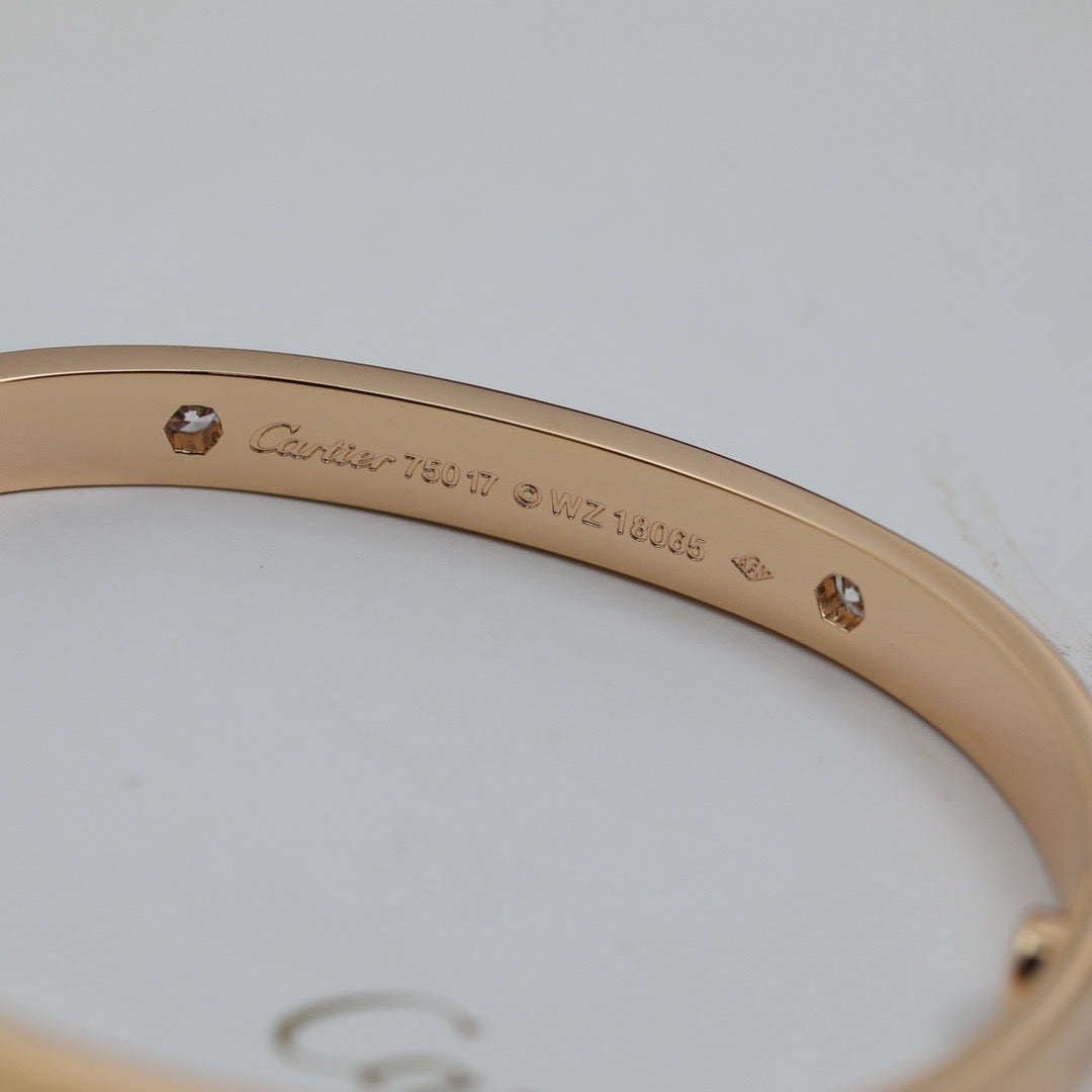[⭐Novea]LOVE BRACELET 6.1MM 4 DIAMONDS