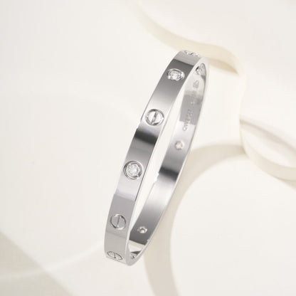 [⭐Novea]LOVE BRACELET 6.1MM 4 DIAMONDS