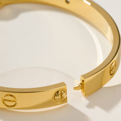 [⭐Novea]LOVE BRACELET 6.1MM 4 DIAMONDS