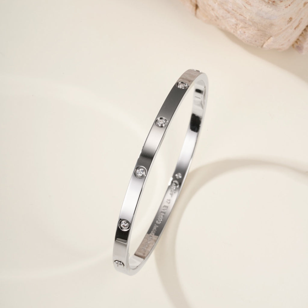 [⭐Novea]LOVE BRACELET 3.65MM 10 DIAMONDS