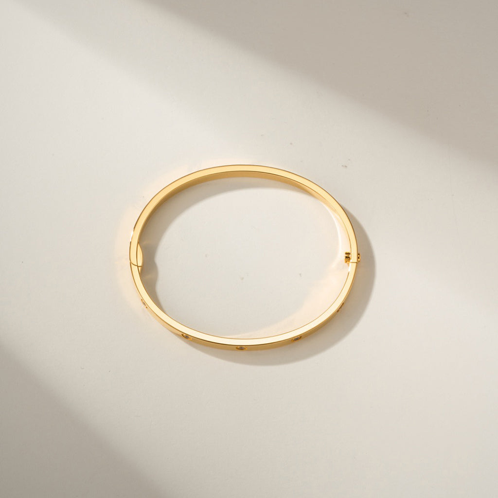 [⭐Novea]LOVE BRACELET 3.65MM 10 DIAMONDS