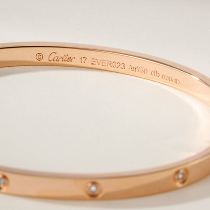 [⭐Novea]LOVE BRACELET 3.65MM 10 DIAMONDS