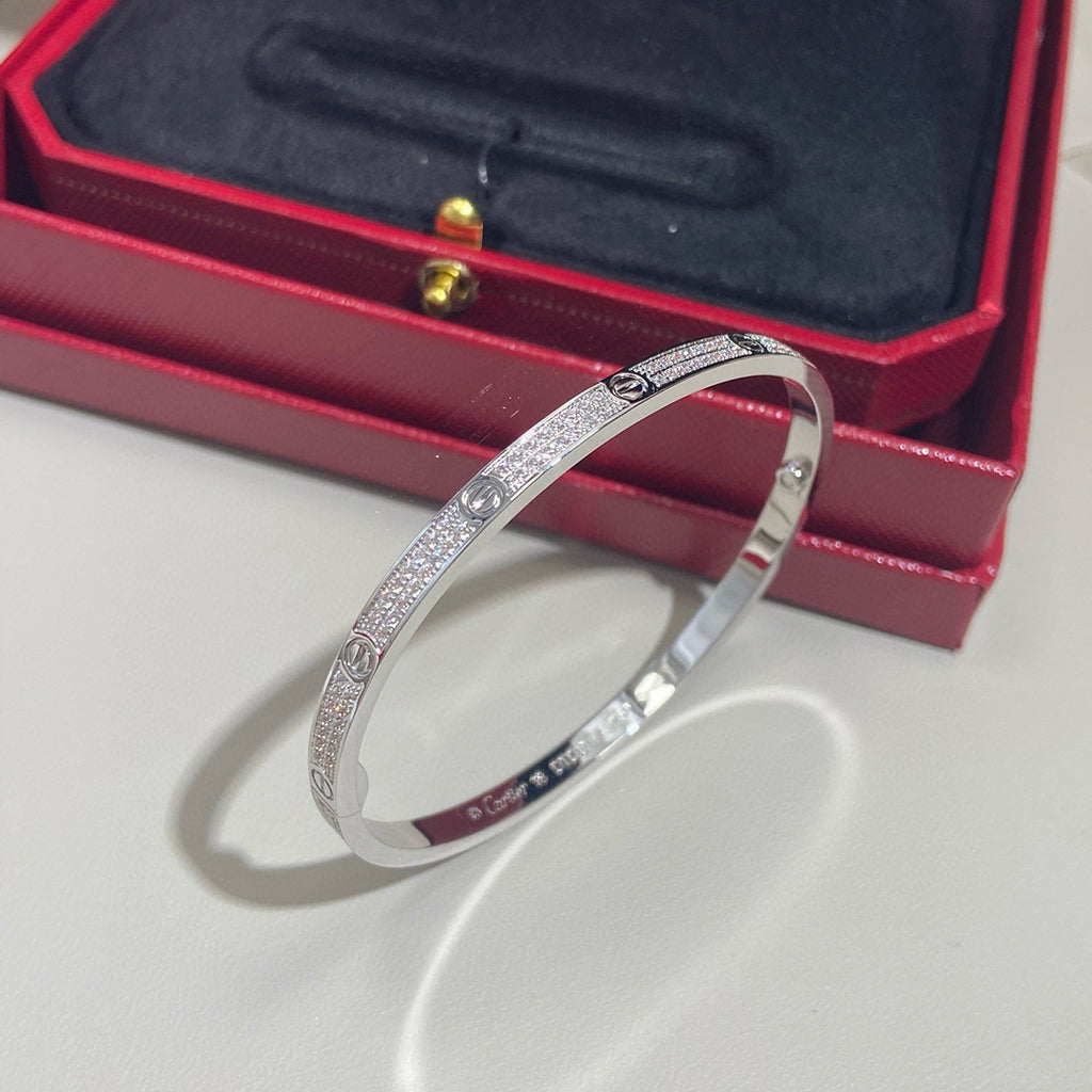 [⭐Novea]LOVE BRACELET 3.65MM DIAMOND-PAVED