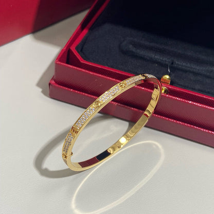 [⭐Novea]LOVE BRACELET 3.65MM DIAMOND-PAVED
