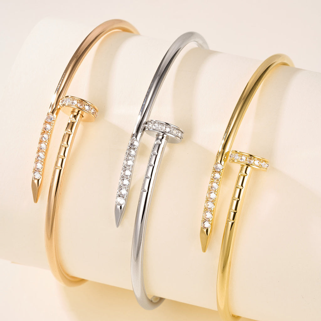 [⭐Novea]JUSTE BRACELET 2.5MM DIAMONDS