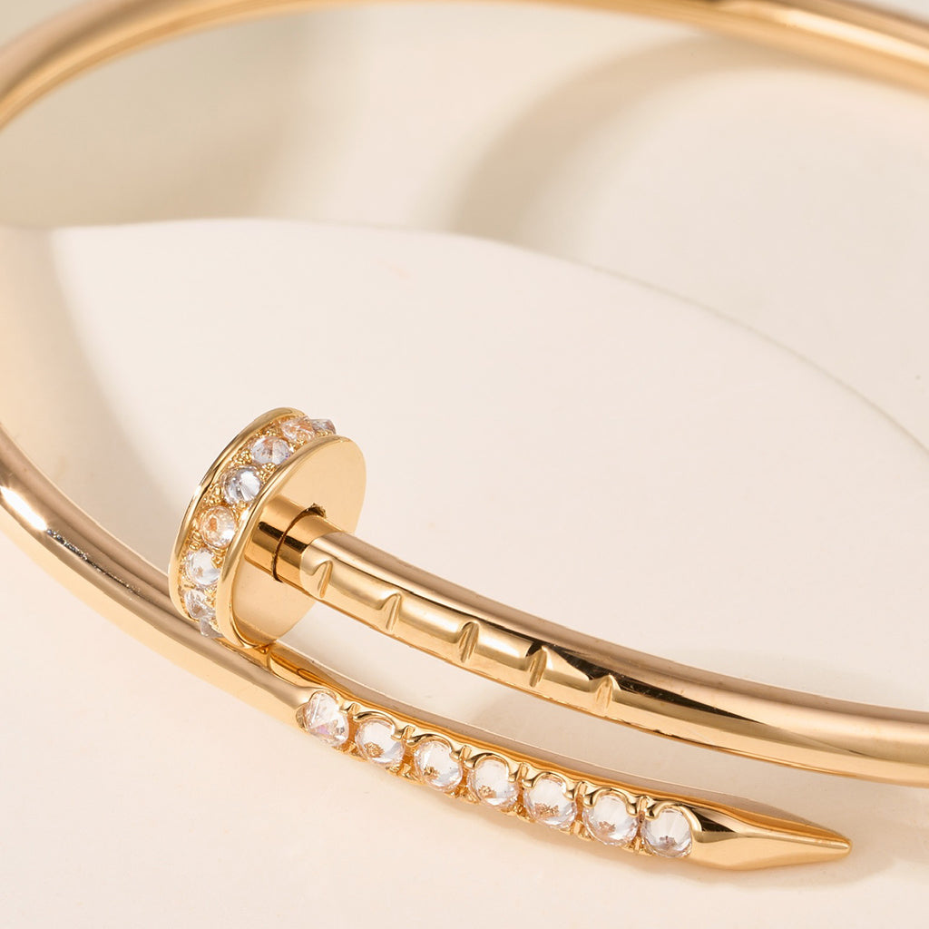 [⭐Novea]JUSTE BRACELET 2.5MM DIAMONDS