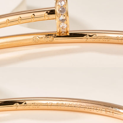 [⭐Novea]JUSTE BRACELET 2.5MM DIAMONDS