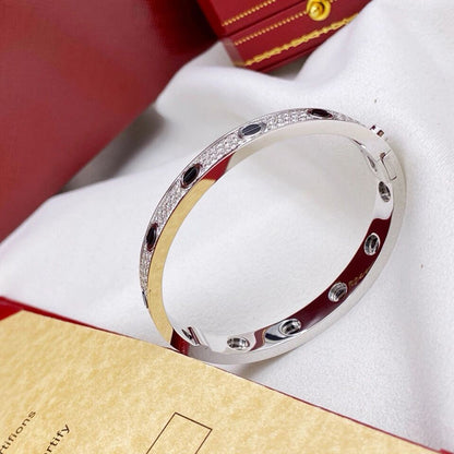 [⭐Novea]LOVE BRACELET 6.1MM DIAMOND-PAVED CERAMIC