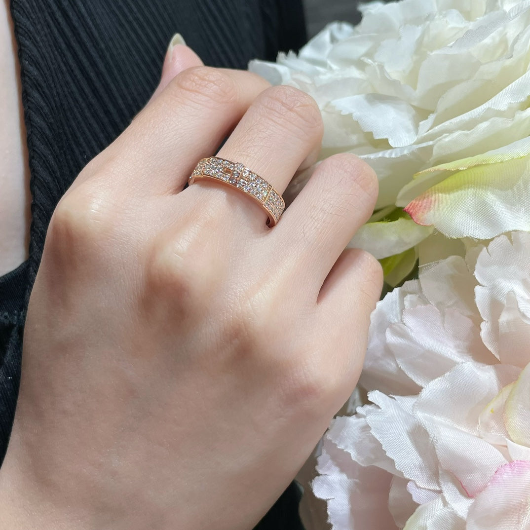 [⭐Novea]KELLY PINK GOLD DIAMOND RING