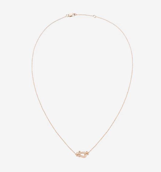 [⭐Novea]FORCE 10 DIAMOND PINK GOLD NECKLACE MINI MODEL