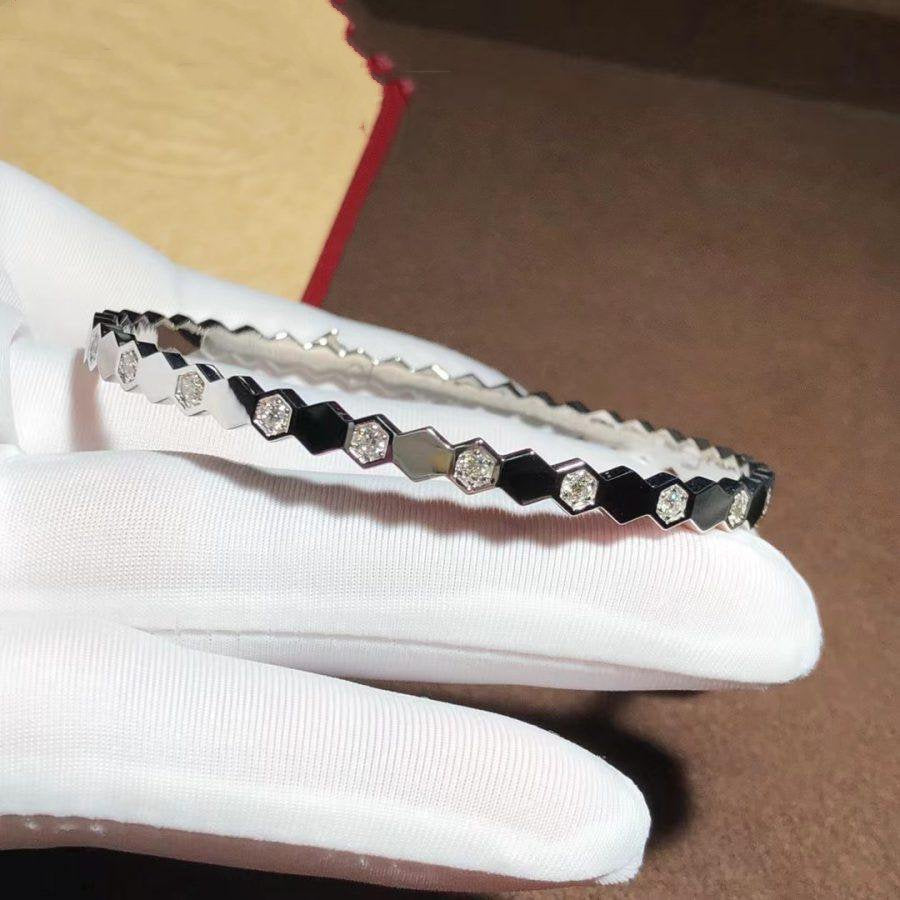 [⭐Novea]BEE LOVE SILVER DIAMOND BRACELET