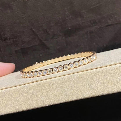 [⭐Novea]BEE LOVE GOLD BRACELET FULL DIAMOND