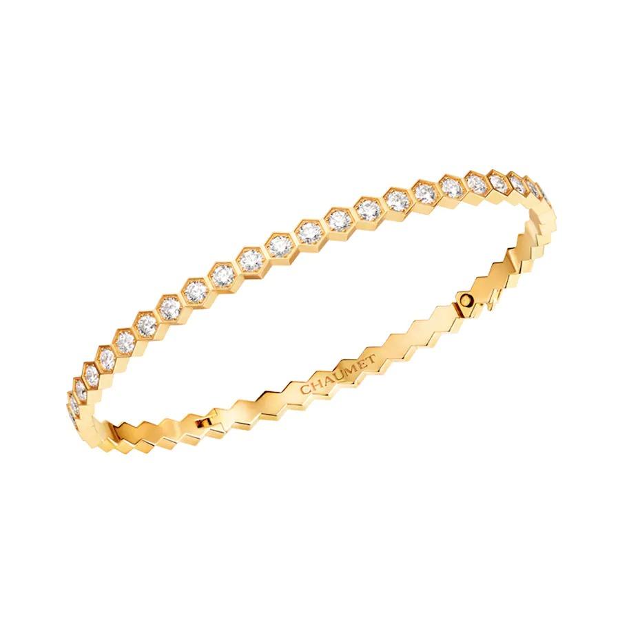 [⭐Novea]BEE LOVE GOLD BRACELET FULL DIAMOND