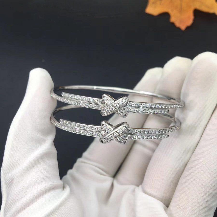 [⭐Novea]JEUX DE BRACELET DIAMONDS SILVER