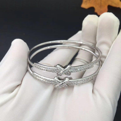 [⭐Novea]JEUX DE BRACELET DIAMONDS SILVER