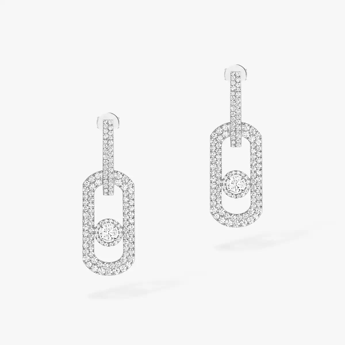 [⭐Novea]So Move XL Pave_-Set Diamond Pendant Earrings