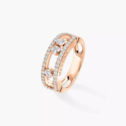 [⭐Novea] Move Gold Diamond Pave_ Ring