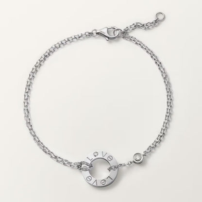 [⭐Novea]LOVE BRACELET 2 DIAMOND