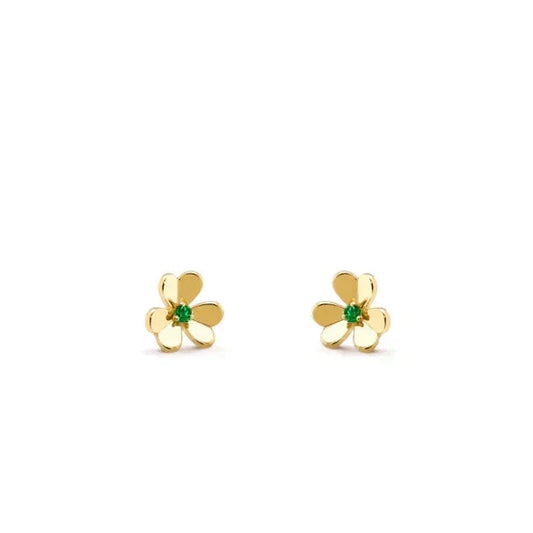 [⭐Novea]FRIVOLE  FLOWER MALACHITE EARRINGS