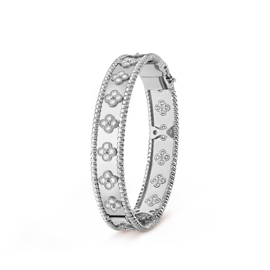 [⭐Novea]CLOVER BRACELET 8MM DIAMONDS