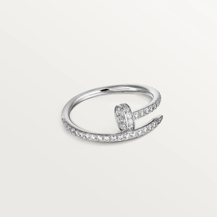 [⭐Novea]JUSTE RING 1.8MM SILVER DIAMONDS